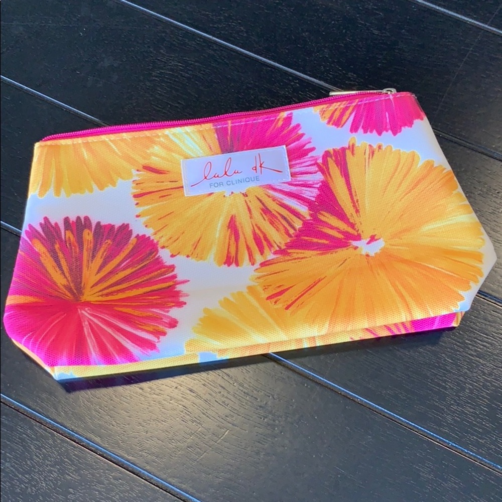 Lulu DK for Clinique Flower Travel Makeup Bag